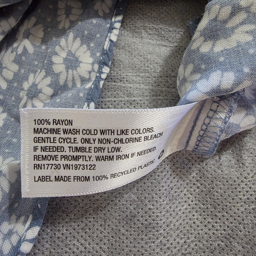 wild fable Blue and White Daisy Print Sundress - Picture 5 of 7
